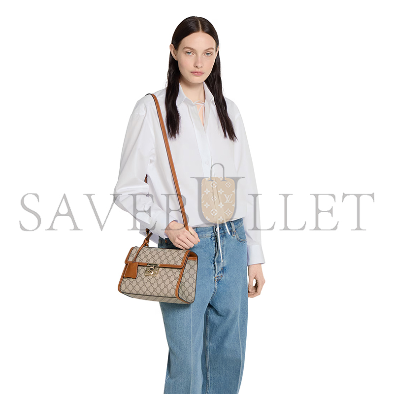 G*u*i padlock medium top handle bag ‎838998 (26*18*11.5cm)